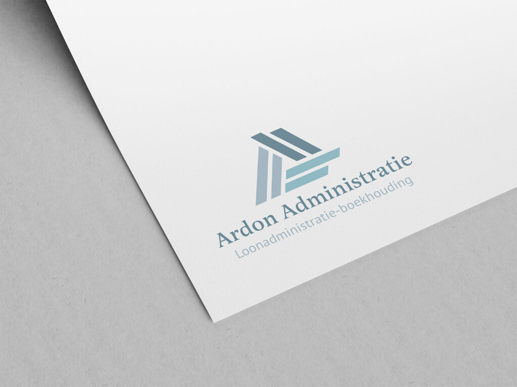 Mockup LogoPapier ArdonAdministratie Studio Julia Zwaan Strategische branding, social media en webdesign voor ondernemers die online willen opvallen en groeien. Laat jouw merk eruit springen met een doordachte strategie en onweerstaanbaar design! administratie